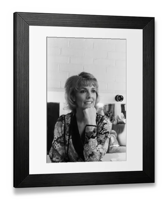 Framed Print : Esther Rantzen at BBCs Lime Grove Studios. 12th April 1983