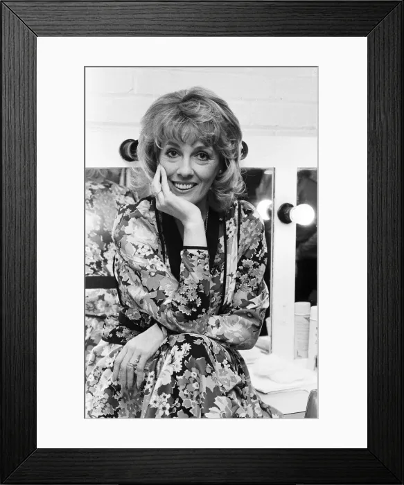 Framed Print : Esther Rantzen at BBCs Lime Grove Studios. 12th April 1983