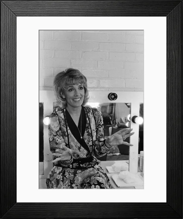 Framed Print : Esther Rantzen at BBCs Lime Grove Studios. 12th April 1983