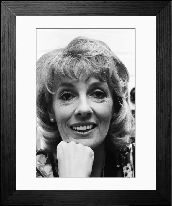 Framed Print : Esther Rantzen at BBCs Lime Grove Studios. 12th April 1983