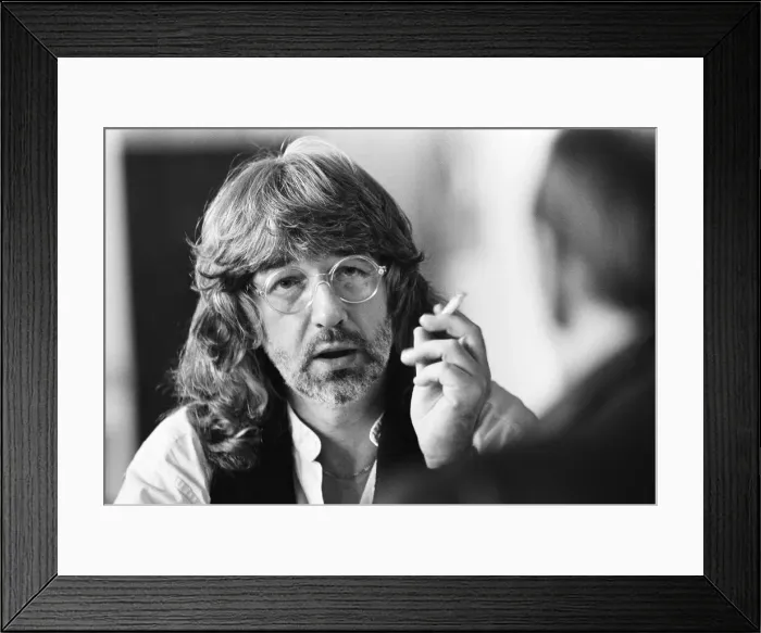 Framed Print : Liverpool dramatist, lyricist and composer Willy Russell pictured at the Liverpool Framed Print : Liverpool dramatist, lyricist and composer Willy Russell pictured at the Liverpool