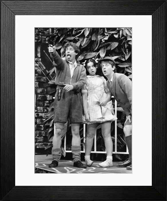 Framed Print : Photocall at the Playhouse Theatre in Liverpool before the opening of the original Framed Print : Photocall at the Playhouse Theatre in Liverpool before the opening of the original
