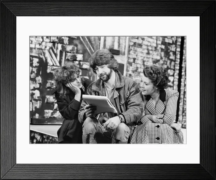 Framed Print : Photocall at the Playhouse Theatre in Liverpool before the opening of the original Framed Print : Photocall at the Playhouse Theatre in Liverpool before the opening of the original