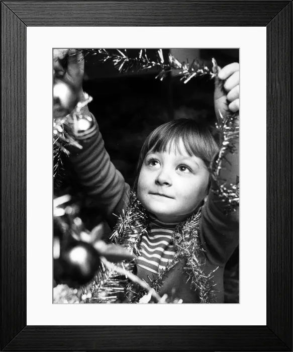 Framed Print : Denise Woodhouse, 6, daughter of Sunday Sun photographer Ian Woodhouse