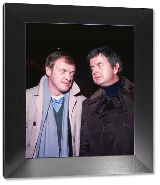 James Bolam, November 1975, with actor Rodney Bewes the stars of television programme The