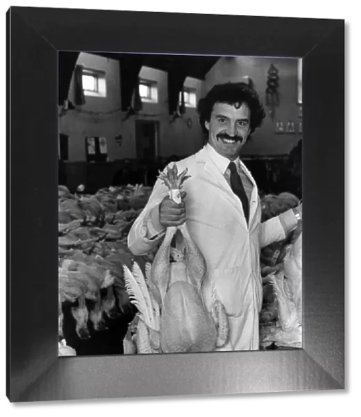 Another Turkey ready auctioned at the traditional Crawcrook auction. 22nd December 1983