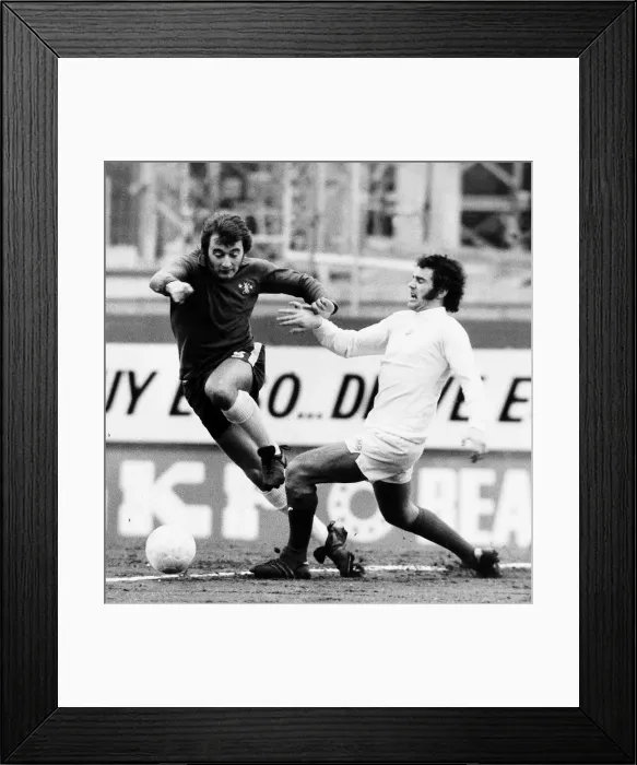 Framed Print : Alan Hudson in action for Chelsea March 1973 against Birmingham Framed Print : Alan Hudson in action for Chelsea March 1973 against Birmingham