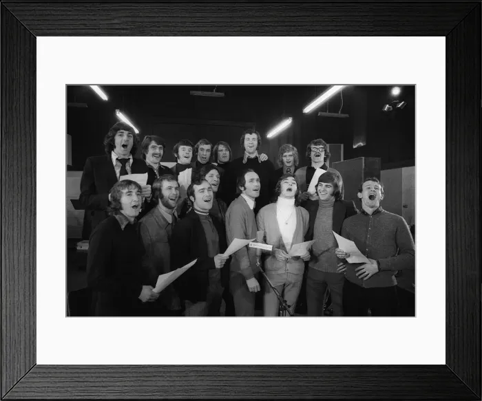 Framed Print : Chelsea record Blue is the colour at Highbury studios 1972 Framed Print : Chelsea record Blue is the colour at Highbury studios 1972