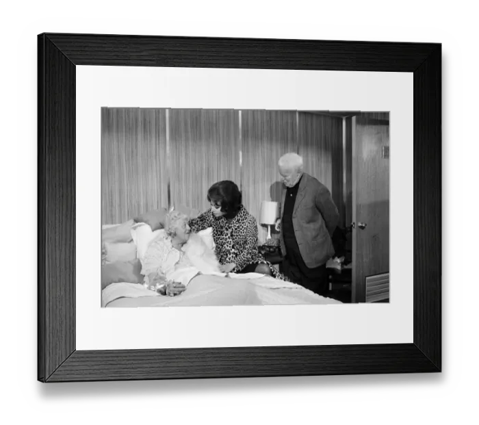 Framed Print : On the set of A Countess from Hong Kong, Charlie Chaplins new film