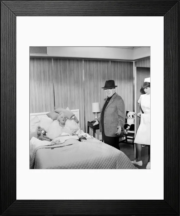 Framed Print : On the set of A Countess from Hong Kong, Charlie Chaplins new film Framed Print : On the set of A Countess from Hong Kong, Charlie Chaplins new film