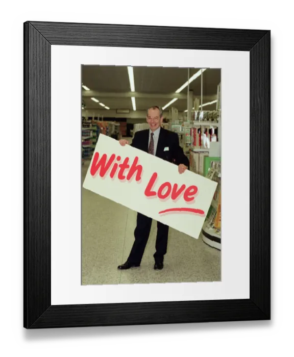 Framed Print : Singles night at Asda. 24th March 1994