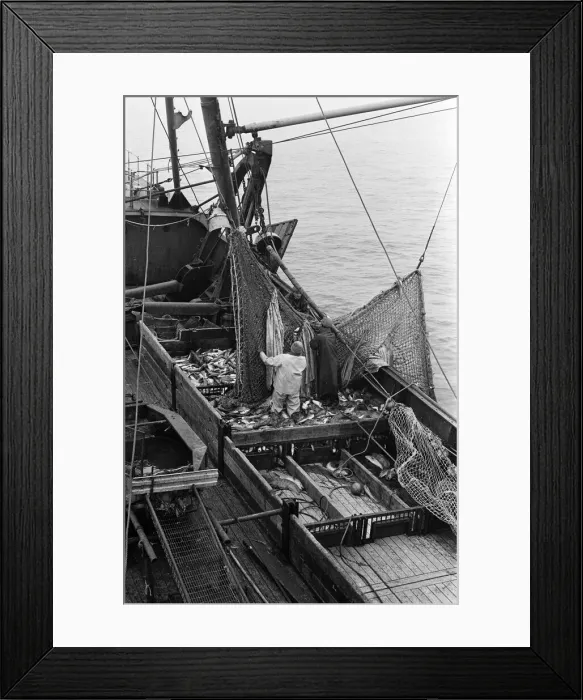 Framed Print : Scenes aboard Hull fishing trawler Ross Orion Framed Print : Scenes aboard Hull fishing trawler Ross Orion