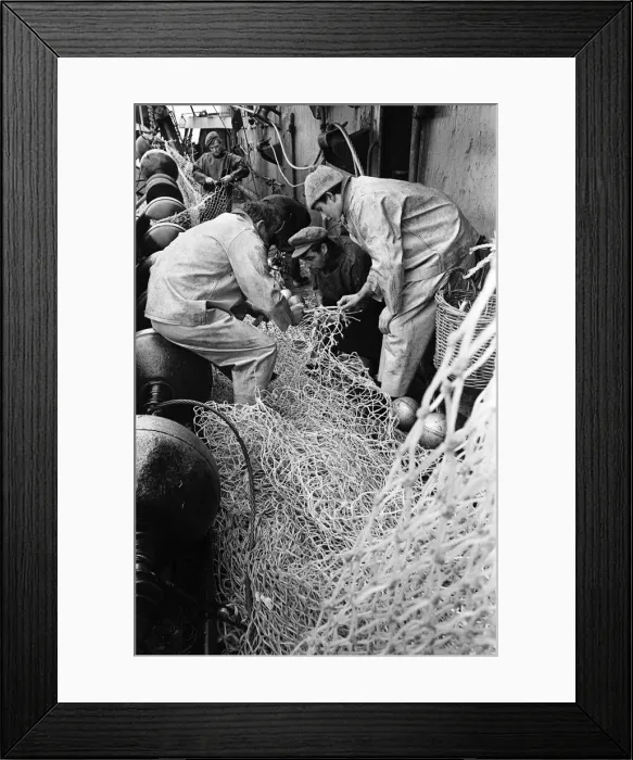 Framed Print : Scenes aboard Hull fishing trawler Ross Orion Framed Print : Scenes aboard Hull fishing trawler Ross Orion