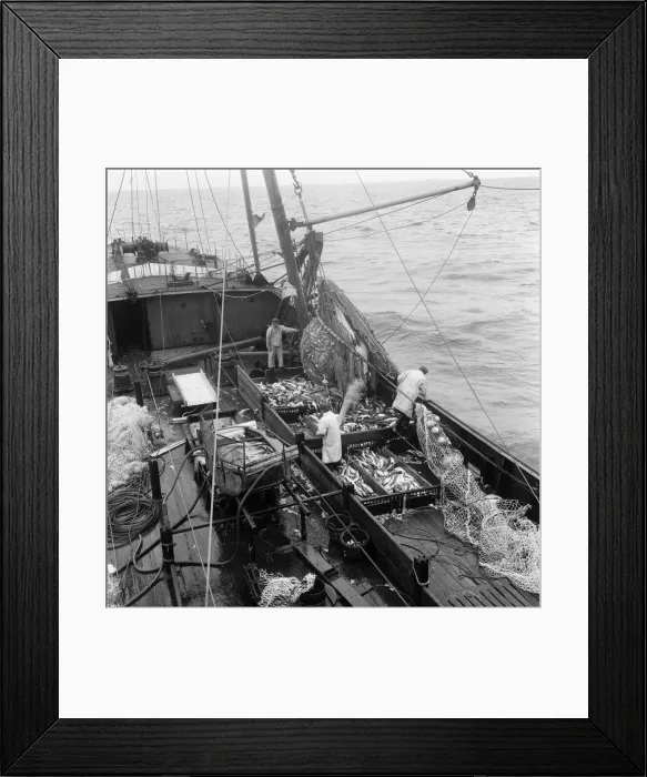 Framed Print : Scenes aboard Hull fishing trawler Ross Orion Framed Print : Scenes aboard Hull fishing trawler Ross Orion