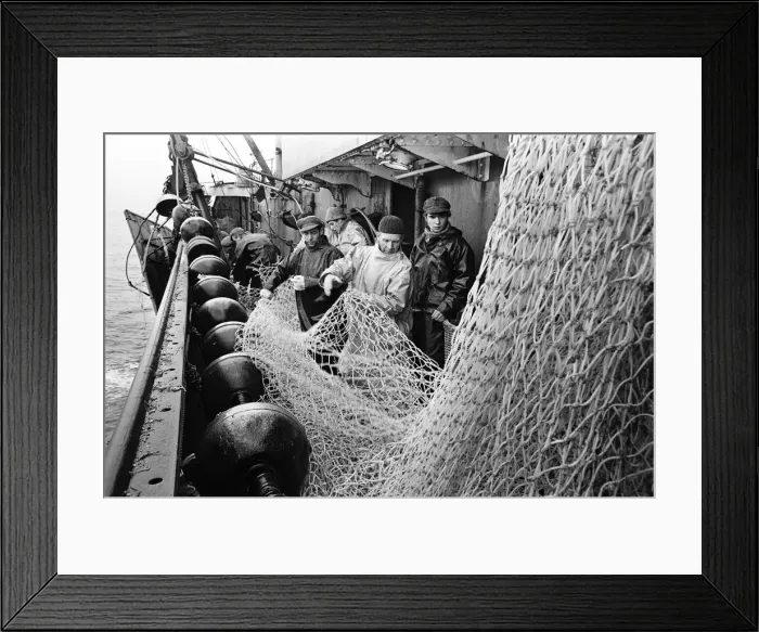 Framed Print : Scenes aboard Hull fishing trawler Ross Orion Framed Print : Scenes aboard Hull fishing trawler Ross Orion