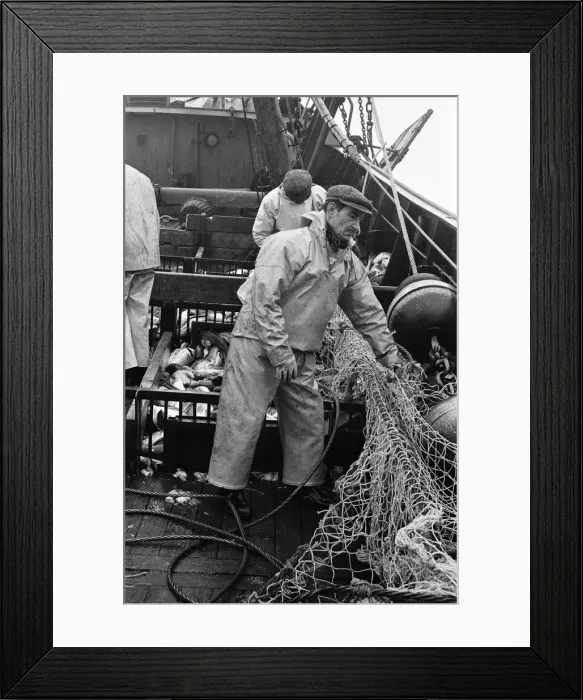Framed Print : Scenes aboard Hull fishing trawler Ross Orion Framed Print : Scenes aboard Hull fishing trawler Ross Orion