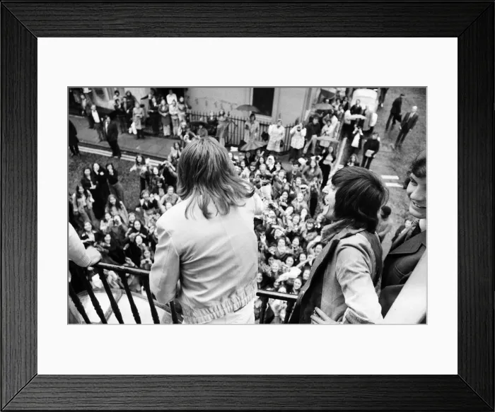 Framed Print : American pop idol David Cassidy arrived through the back door of Radio Luxembourg while Framed Print : American pop idol David Cassidy arrived through the back door of Radio Luxembourg while