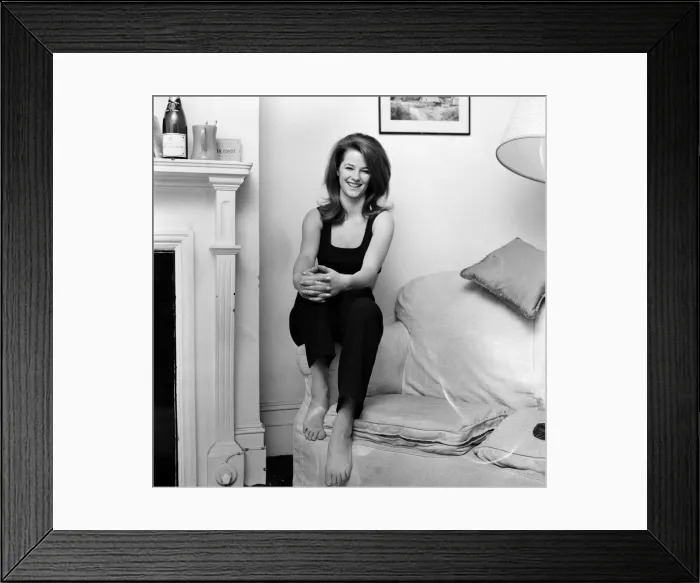 Framed Print : 19-year-old actress Charlotte Rampling pictured in her Chelsea flat. 6th December 1965 Framed Print : 19-year-old actress Charlotte Rampling pictured in her Chelsea flat. 6th December 1965
