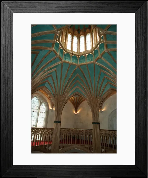 Framed Print : Interior view of Windsor Castle showing restoration after it was damaged by fire in 1992 Framed Print : Interior view of Windsor Castle showing restoration after it was damaged by fire in 1992