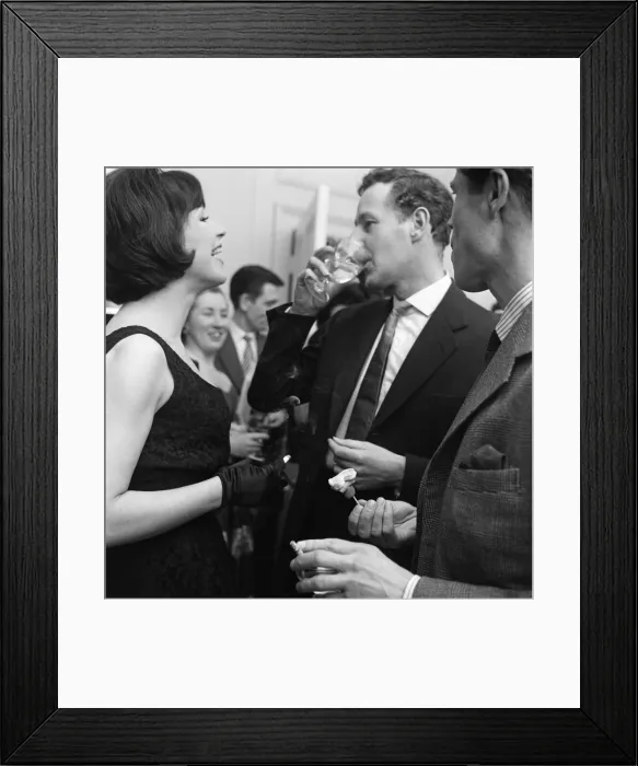 Framed Print : A Valentine Eve cocktail party held by Heather Jenner, wife of Stephen Potter Framed Print : A Valentine Eve cocktail party held by Heather Jenner, wife of Stephen Potter