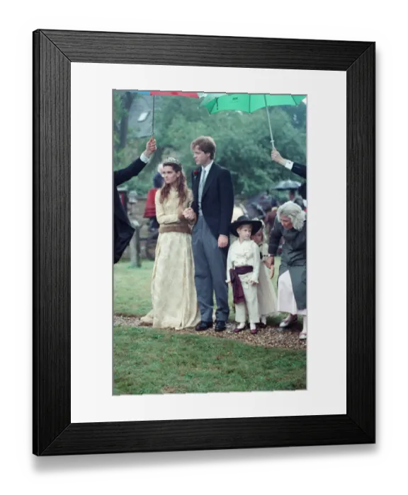 Framed Print : Prince Harry attends the wedding of Earl Spencer, Princess Dianas brother Framed Print : Prince Harry attends the wedding of Earl Spencer, Princess Dianas brother
