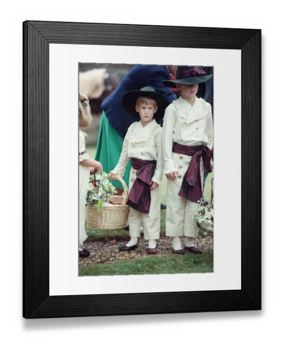Framed Print : Prince Harry attends the wedding of Earl Spencer, Princess Dianas brother Framed Print : Prince Harry attends the wedding of Earl Spencer, Princess Dianas brother