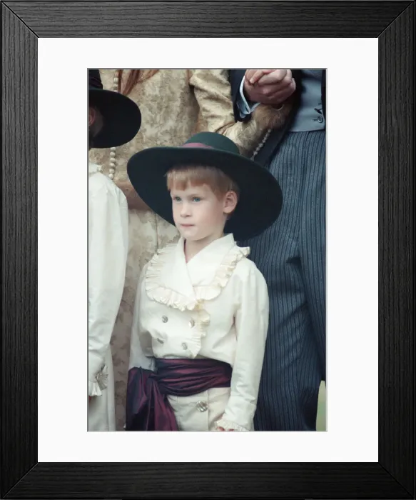 Framed Print : Prince Harry attends the wedding of Earl Spencer, Princess Dianas brother