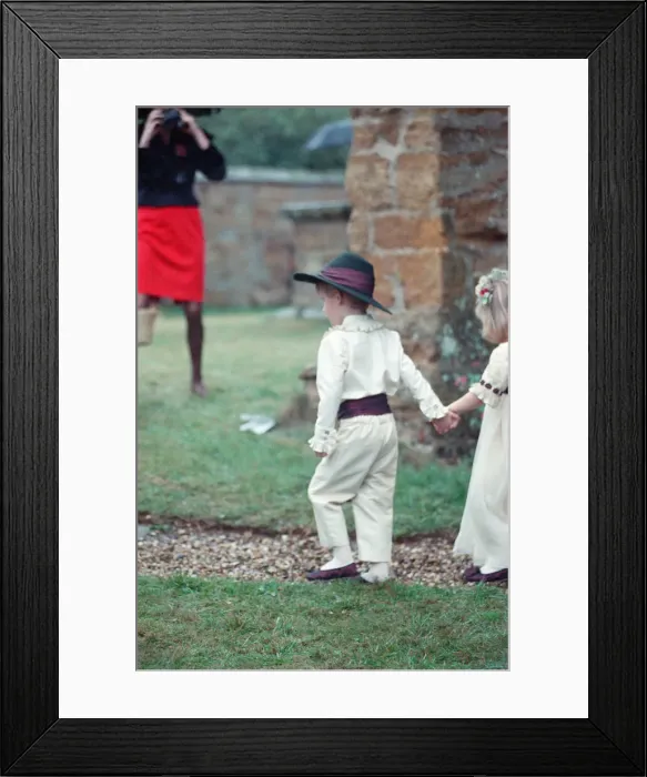 Framed Print : Prince Harry attends the wedding of Earl Spencer, Princess Dianas brother Framed Print : Prince Harry attends the wedding of Earl Spencer, Princess Dianas brother