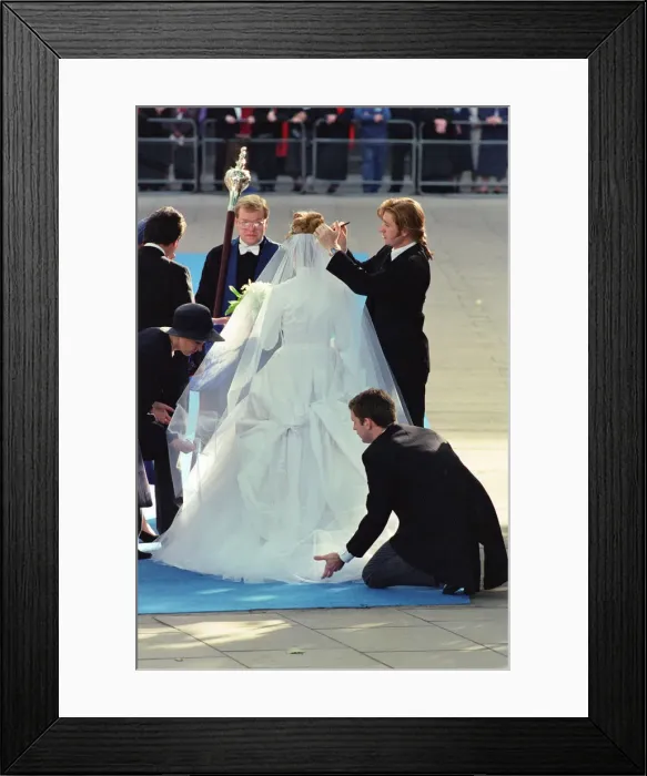 Framed Print : The Wedding of David Armstrong-Jones, Viscount Linley, to Serena Stanhope Framed Print : The Wedding of David Armstrong-Jones, Viscount Linley, to Serena Stanhope