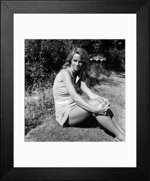 Framed Print : Actress Charlotte Rampling pictured in Chelsea. 9th August 1967