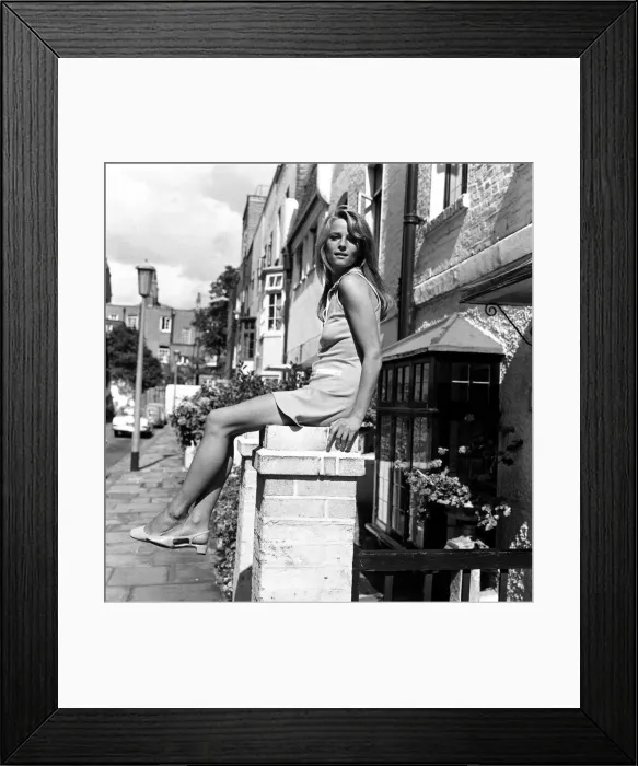 Framed Print : Actress Charlotte Rampling pictured in Chelsea. 9th August 1967 Framed Print : Actress Charlotte Rampling pictured in Chelsea. 9th August 1967