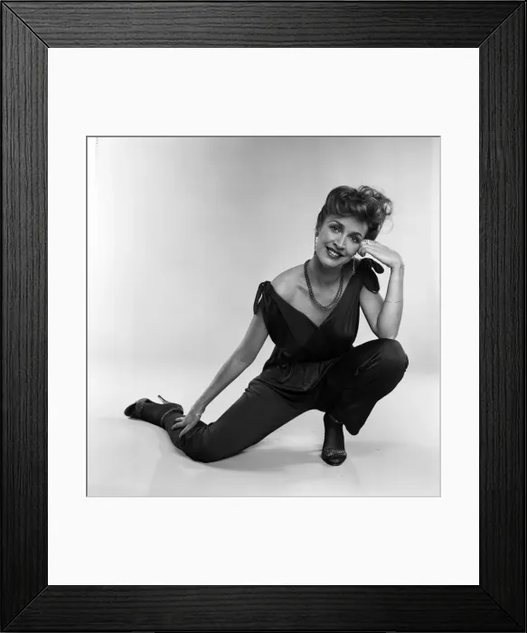 Framed Print : Actress Anne Kirkbride models the latest fashions. 15th July 1981