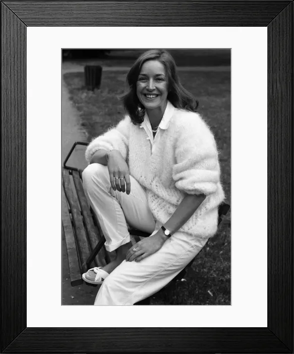 Framed Print : Actress Anne Kirkbride. 16th July 1981