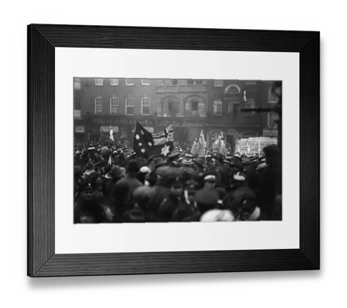 Framed Print : Armistice Celebrated. Cambridge let itself go
