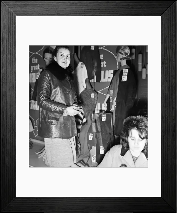 Framed Print : Student Joyce Wells (19) from Salford pictured at the front of the queue for tomorrow Framed Print : Student Joyce Wells (19) from Salford pictured at the front of the queue for tomorrow