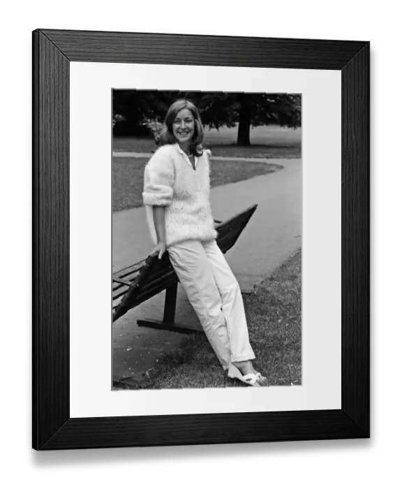 Framed Print : Actress Anne Kirkbride. 16th July 1981