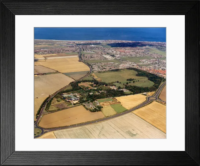 Framed Print : Aerial photograph of the site of English Estates latest development - Kirkleatham Framed Print : Aerial photograph of the site of English Estates latest development - Kirkleatham