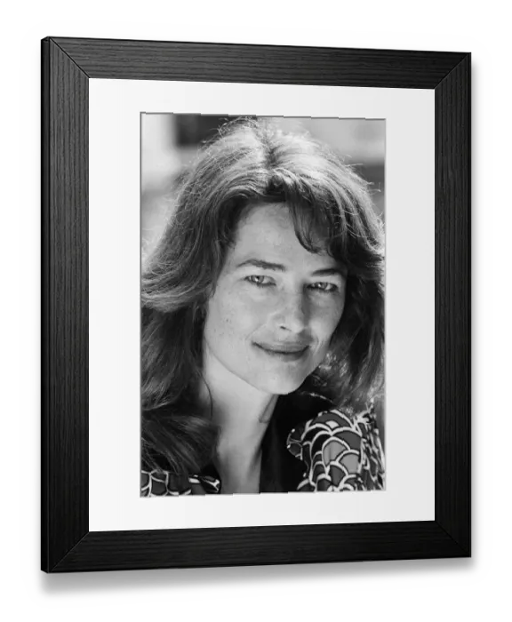 Framed Print : Charlotte Rampling takes n her first major television role in Infidelities