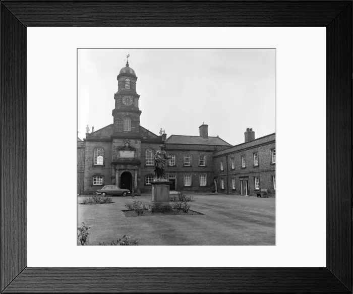 Framed Print : Sir William Turners Almshouses, Kirkleatham, North Yorkshire. 1974