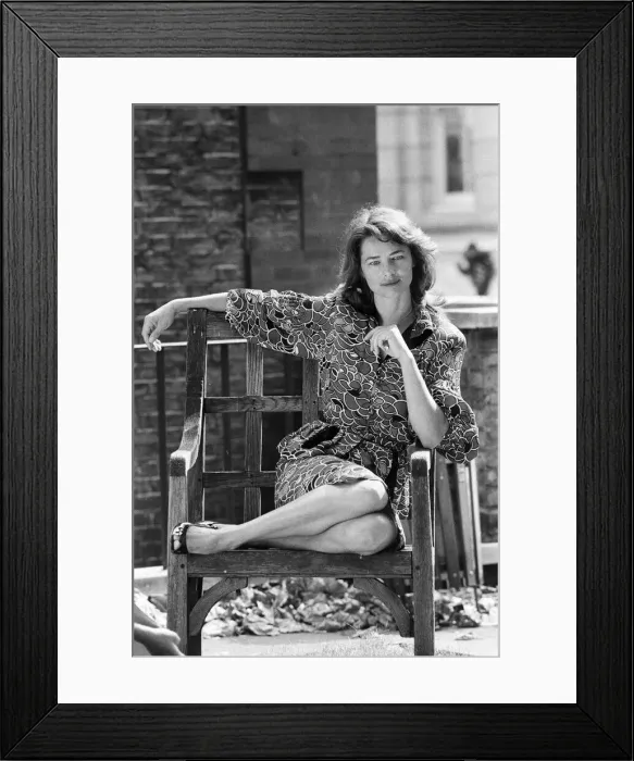 Framed Print : Charlotte Rampling takes n her first major television role in Infidelities