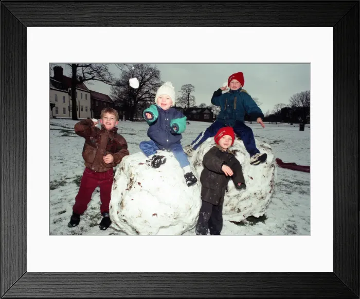 Framed Print : Having a ball are youngsters (L-R)Matthew Thompson, Joshua McGhern Framed Print : Having a ball are youngsters (L-R)Matthew Thompson, Joshua McGhern