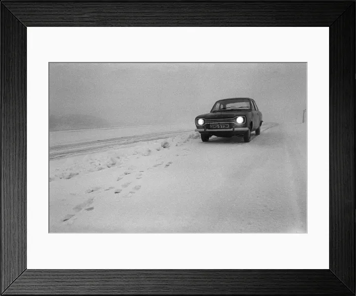 Framed Print : Snow scenes in Cleveland. 1974 Framed Print : Snow scenes in Cleveland. 1974