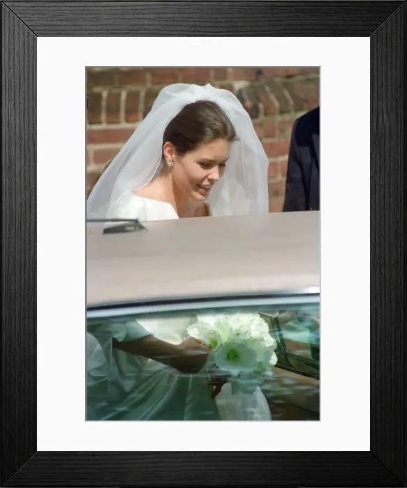 Framed Print : The wedding day of designer Samantha Shaw. Samantha Shaw designed the wedding dress for Framed Print : The wedding day of designer Samantha Shaw. Samantha Shaw designed the wedding dress for