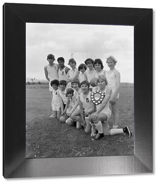 St Anthonys School volley ball team, Middlesbrough. 1971