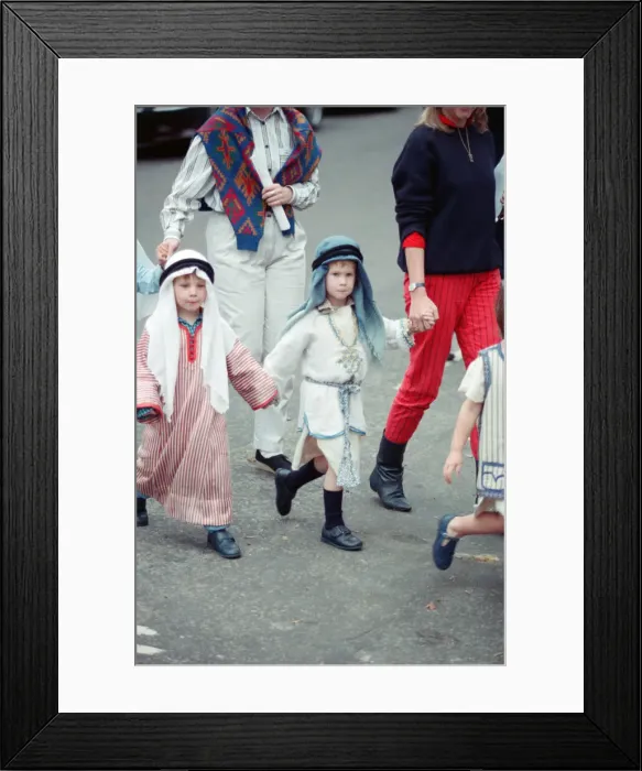 Framed Print : Prince Harry arriving at Jane Mynors Kindergarten, in Notting Hill, London Framed Print : Prince Harry arriving at Jane Mynors Kindergarten, in Notting Hill, London