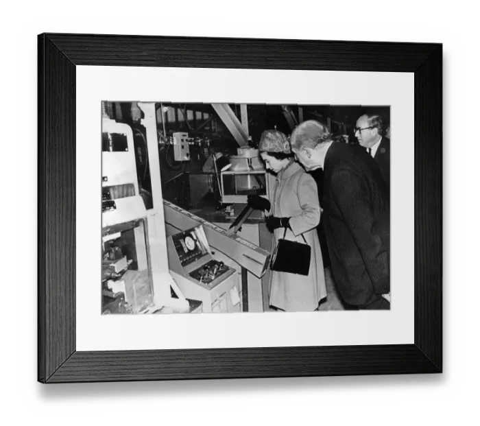 Framed Print : The Royal Mint in Llantrisant, Pontyclun, South Wales, was officially opened by The Queen Framed Print : The Royal Mint in Llantrisant, Pontyclun, South Wales, was officially opened by The Queen