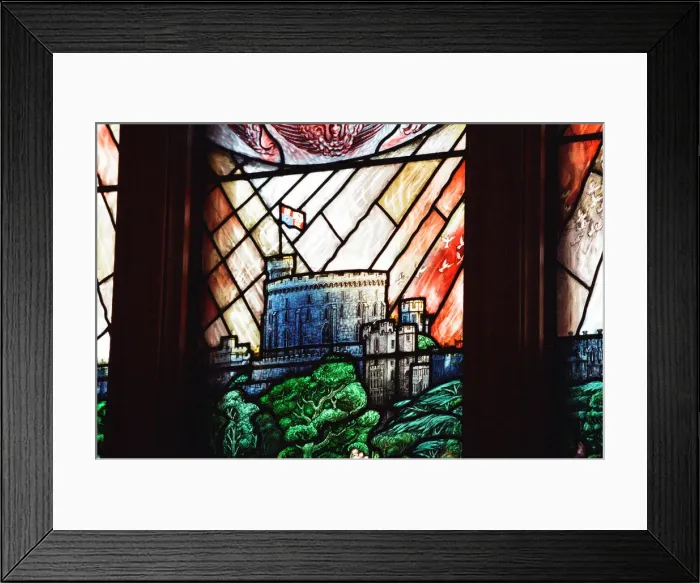 Framed Print : Interior view of Windsor Castle showing restoration after it was damaged by fire in 1992 Framed Print : Interior view of Windsor Castle showing restoration after it was damaged by fire in 1992