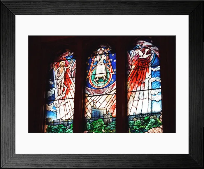 Framed Print : Interior view of Windsor Castle showing restoration after it was damaged by fire in 1992 Framed Print : Interior view of Windsor Castle showing restoration after it was damaged by fire in 1992