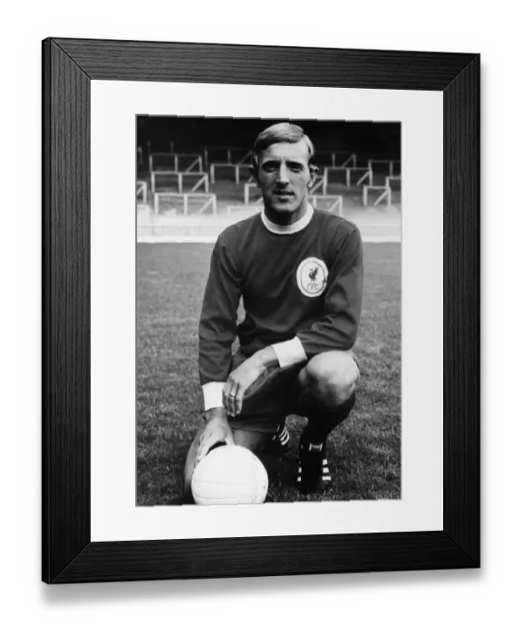Framed Print : Liverpool footballer Peter Thompson poses at Anfield during a photocall. Circa 1966 Framed Print : Liverpool footballer Peter Thompson poses at Anfield during a photocall. Circa 1966