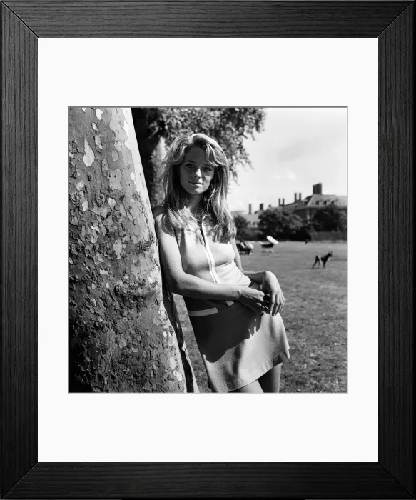 Framed Print : Actress Charlotte Rampling pictured in Chelsea. 9th August 1967 Framed Print : Actress Charlotte Rampling pictured in Chelsea. 9th August 1967